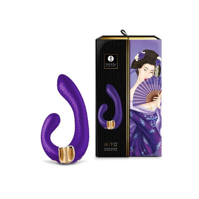 Vibrador Doble Estimulación Shunga Miyo Morado 2