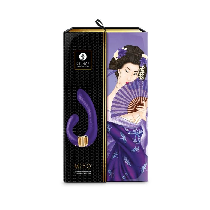 Vibrador Doble Estimulación Shunga Miyo Morado 1