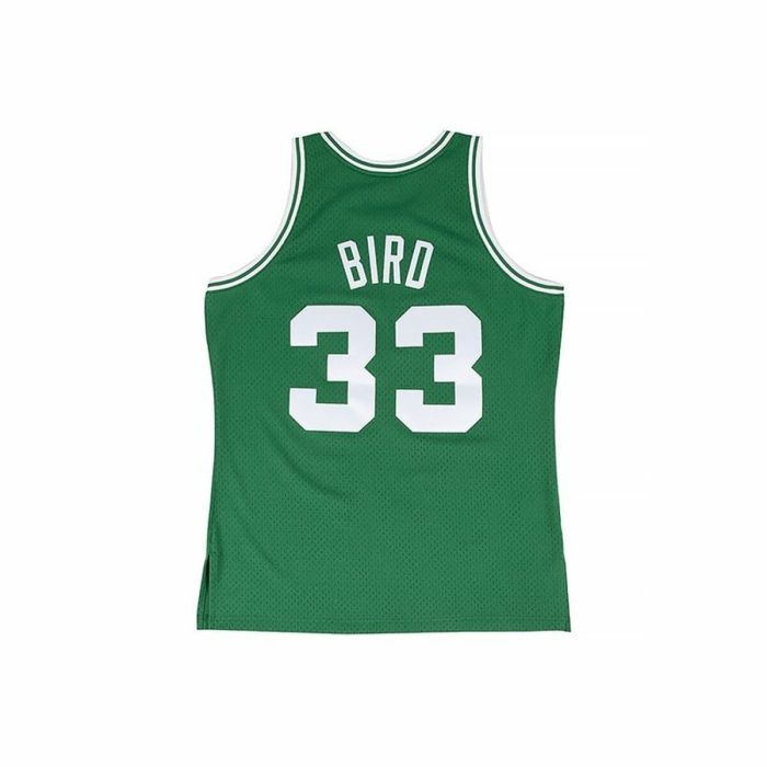Camiseta de baloncesto Mitchell & Ness Boston Celtics Larry Bird 33 Verde 1