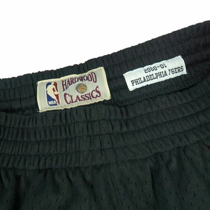 Pantalones Cortos de Baloncesto para Hombre Mitchell & Ness Philadelphia 76ERS Negro 2