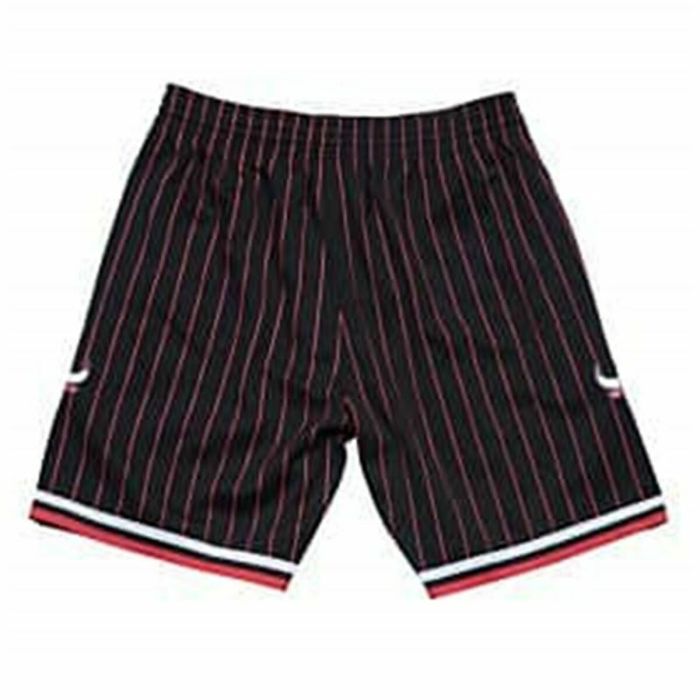 Pantalones Cortos de Baloncesto para Hombre Mitchell & Ness Chicago Bulls Negro 3