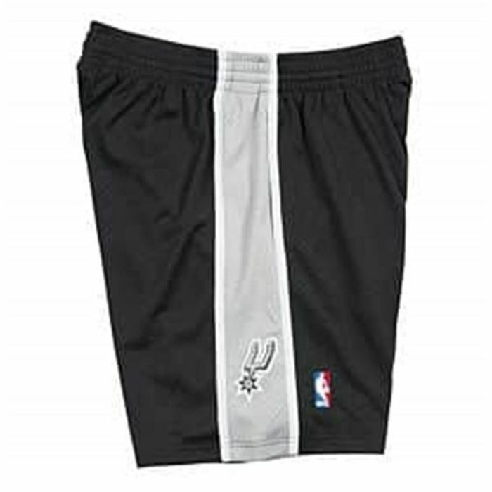 Pantalones Cortos de Baloncesto para Hombre Mitchell & Ness San Antonio Spurs Negro 1