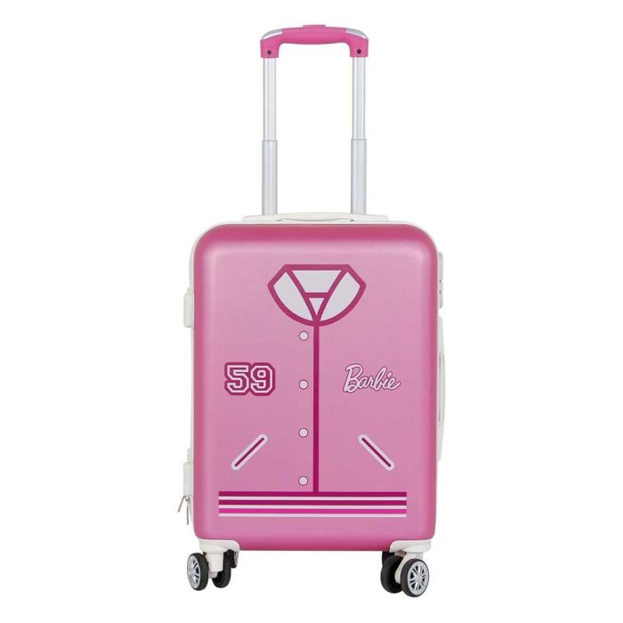 Maleta de Cabina ABS 4 Ruedas Varsity Barbie Rosa 1