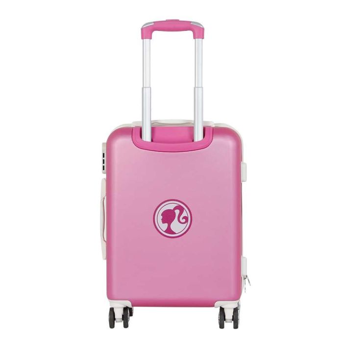 Maleta de Cabina ABS 4 Ruedas Varsity Barbie Rosa 2