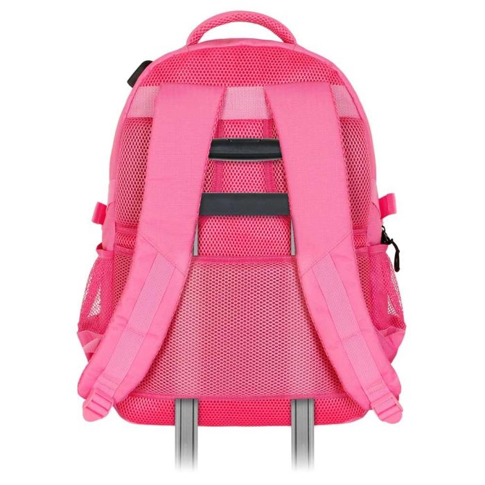 Mochila Running PLUS Varsity Barbie Rosa 2