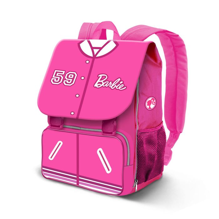 Mochila Expandible EXP Varsity Barbie Rosa