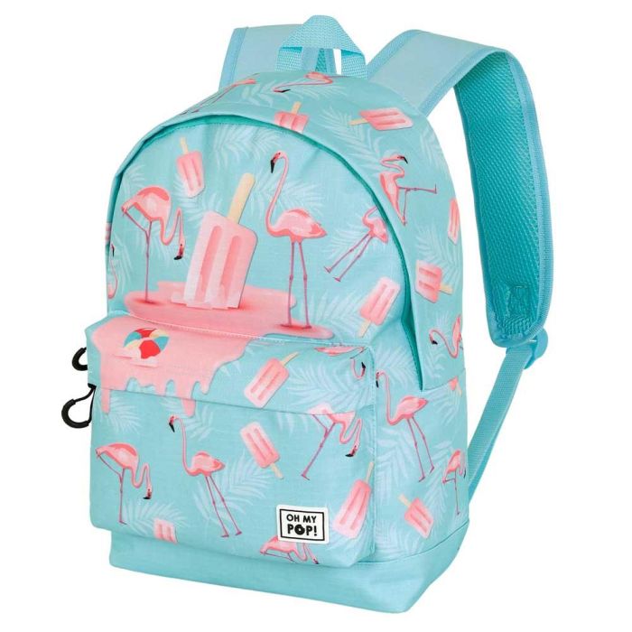 Mochila HS FAN 2.2 Ice Flamingo Oh My Pop Turquesa