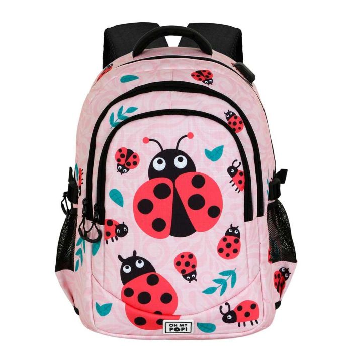 Mochila Running PLUS Ladybug Oh My Pop Rosa 1