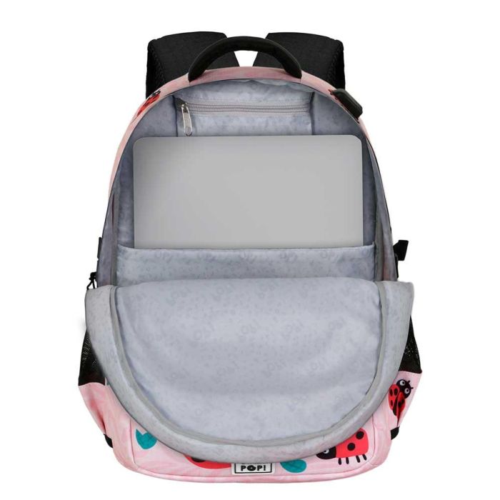 Mochila Running PLUS Ladybug Oh My Pop Rosa 3