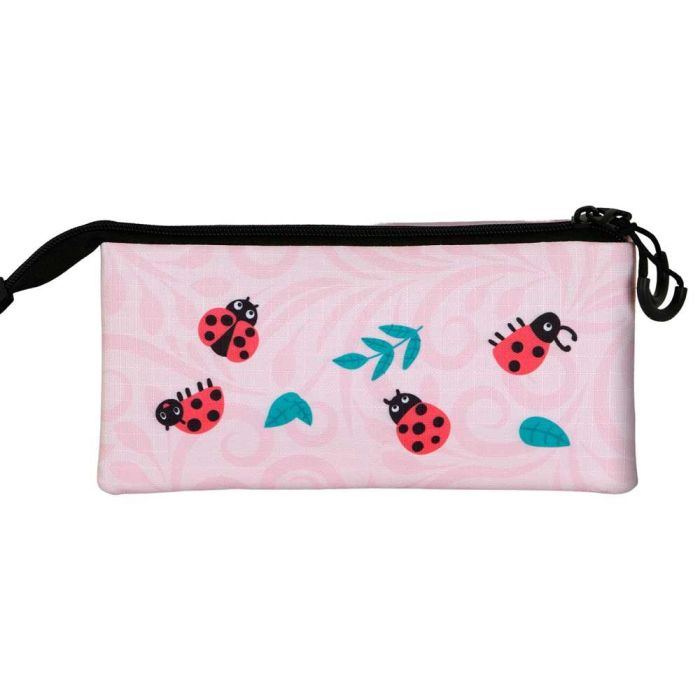 Estuche Portatodo Triple Ladybug Oh My Pop Rosa 2