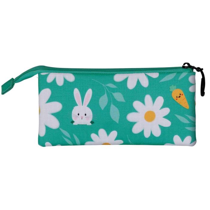 Estuche Portatodo Triple Blooming Oh My Pop Turquesa 2