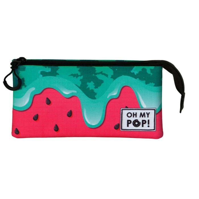 Estuche Portatodo Triple Melty Melon Oh My Pop Verde 1