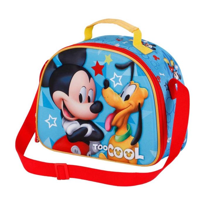 Bolsa Portamerienda 3D Pal Disney Mickey Mouse Azul