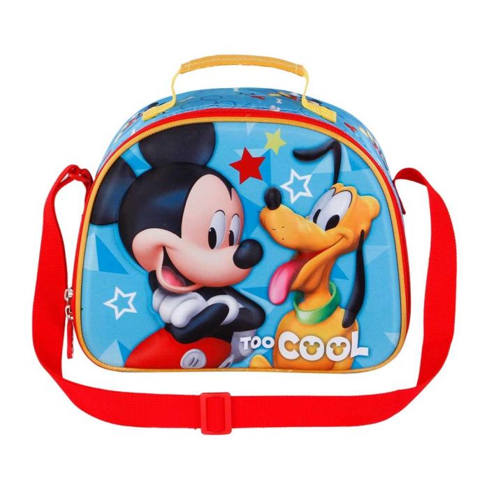 Bolsa Portamerienda 3D Pal Disney Mickey Mouse Azul 1