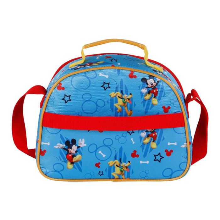 Bolsa Portamerienda 3D Pal Disney Mickey Mouse Azul 2