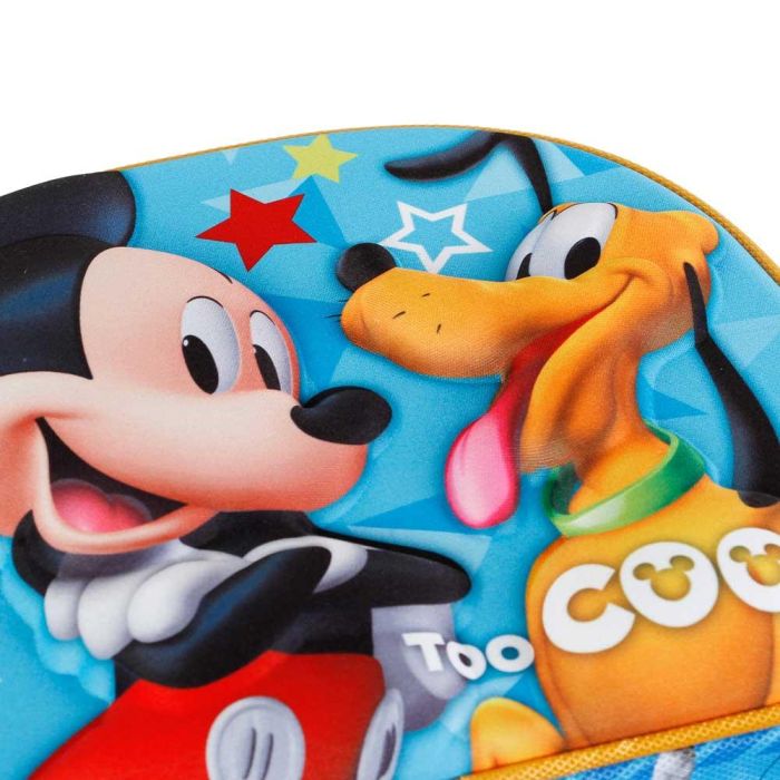 Bolsa Portamerienda 3D Pal Disney Mickey Mouse Azul 3