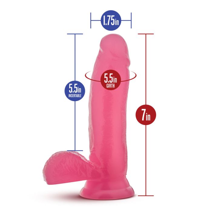 Consolador Realista Blush Glow Dicks PVC Ø 4,1 cm 2