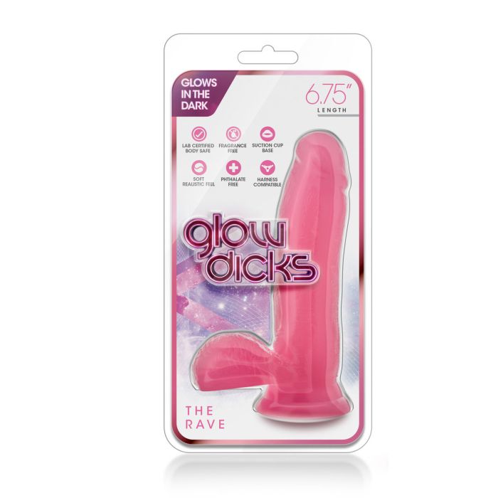 Consolador Realista Blush Glow Dicks PVC Ø 4,1 cm 1