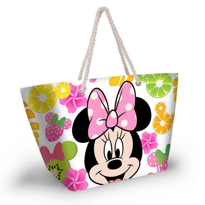 Bolsa de Playa Soleil Fruits Disney Minnie Mouse Multicolor