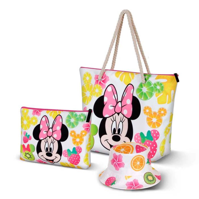 Bolsa de Playa Soleil Fruits Disney Minnie Mouse Multicolor 3