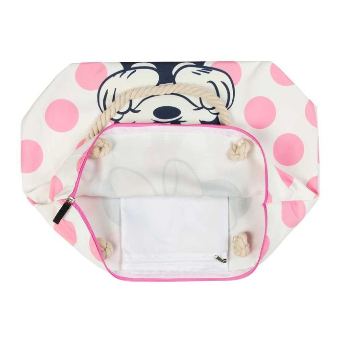 Bolsa de Playa Soleil Dots Disney Minnie Mouse Rosa 2