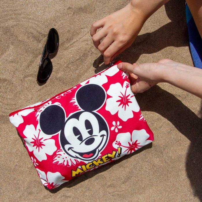 Neceser Soleil Hawaii Disney Mickey Mouse Rojo 3