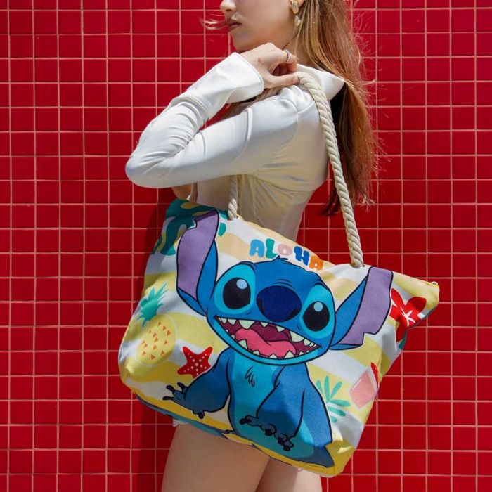 Bolsa de Playa Soleil Sun Disney Lilo y Stitch Multicolor 4