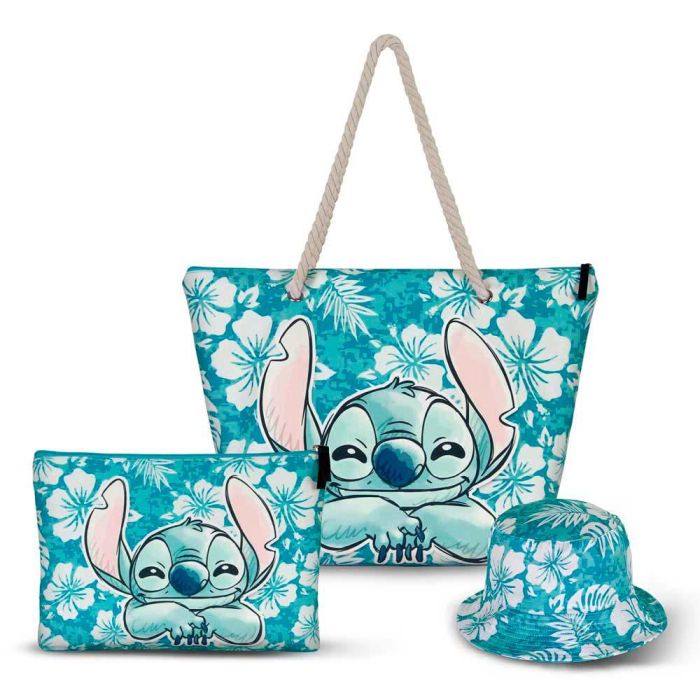 Neceser Soleil Aloha Disney Lilo y Stitch Azul 2