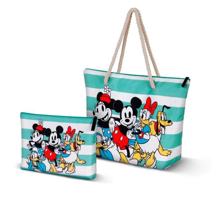 Bolsa de Playa Soleil Together Disney Mickey Mouse Azul 3