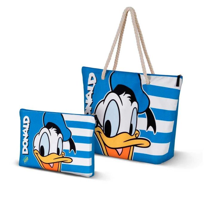 Bolsa de Playa Soleil Sailor Disney Pato Donald Azul 3