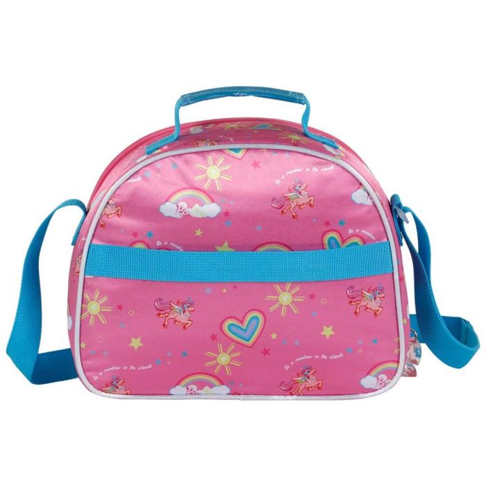 Bolsa Portamerienda 3D Rainbow Barbie Rosa 2