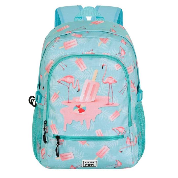 Mochila Fight FAN 2.2 Ice Flamingo Oh My Pop Turquesa 1