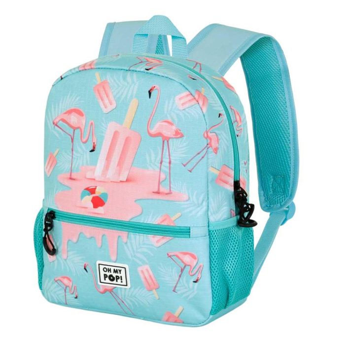 Mochila Sweet Ice Flamingo Oh My Pop Turquesa