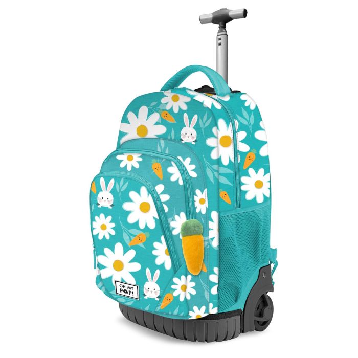 Mochila Trolley GTS FAN Blooming Oh My Pop Turquesa