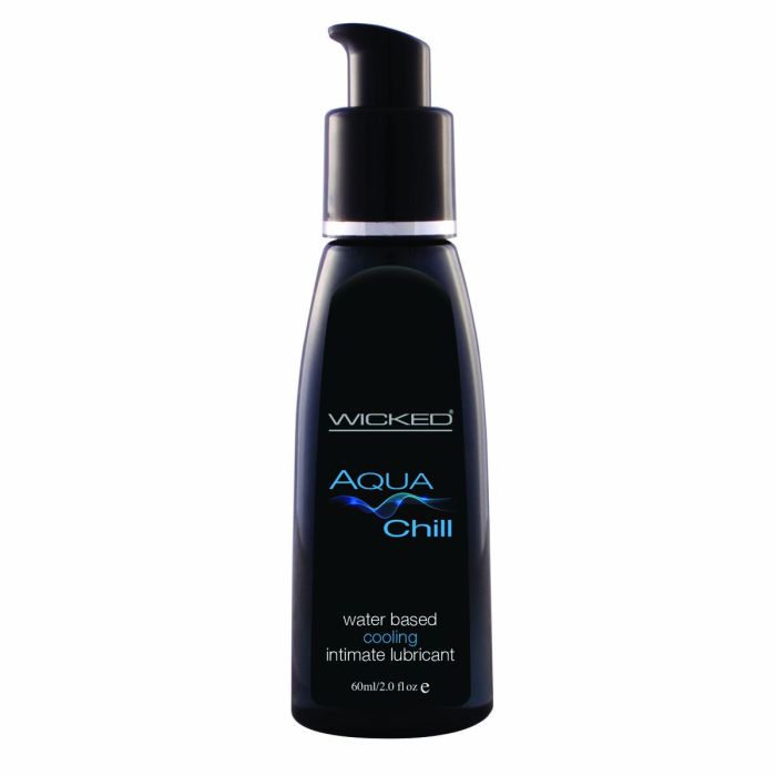 Lubricante de Base Acuosa Aqua Efecto Frío (60 ml) Wicked 6