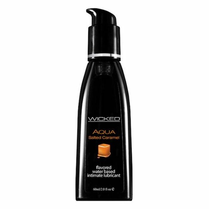 Lubricante de Base Acuosa Aqua Caramelo Salado (60 ml) Wicked 60 ml