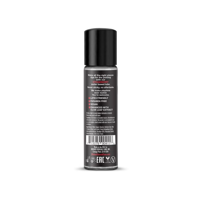 Lubricante Wicked Sensual Care Fresa 30 ml 1