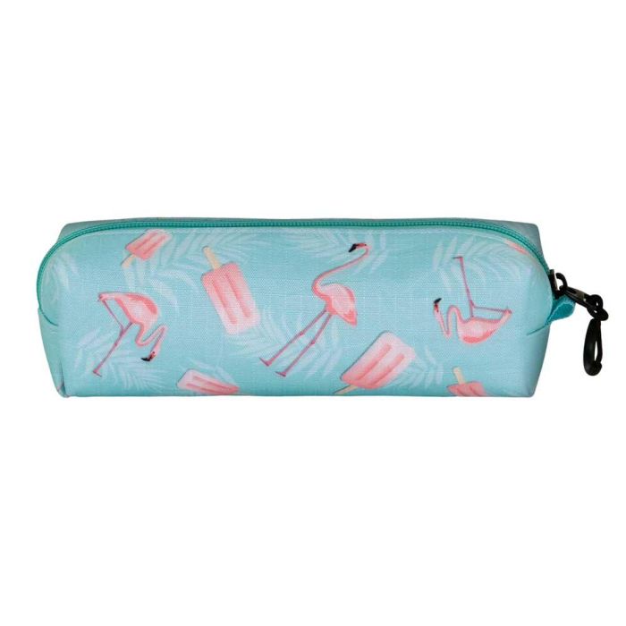 Estuche Portatodo Cuadrado FAN 2.2 Ice Flamingo Oh My Pop Turquesa 2