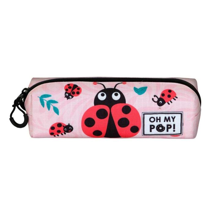 Estuche Portatodo Cuadrado FAN 2.2 Ladybug Oh My Pop Rosa 1