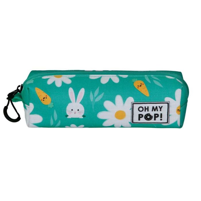 Estuche Portatodo Cuadrado FAN 2.2 Blooming Oh My Pop Turquesa 1