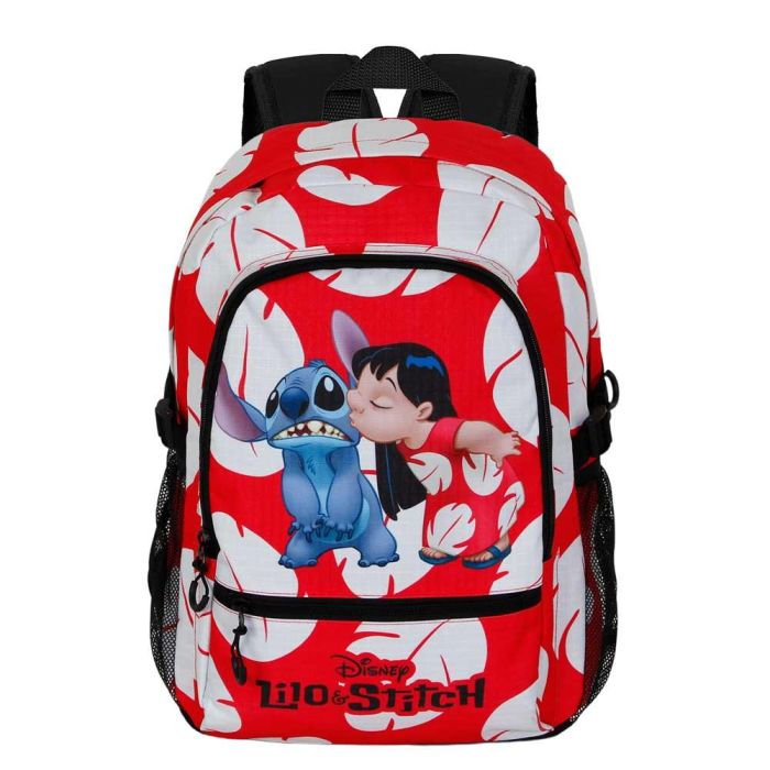 Mochila Fight FAN 2.2 Kiss Disney Lilo y Stitch Rojo 1