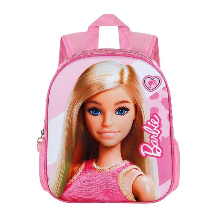 Mochila 3D Pequeña Fashion Barbie Rosa 1