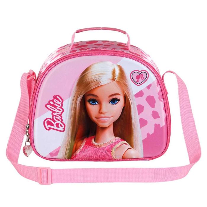 Bolsa Portamerienda 3D Fashion Barbie Rosa 1