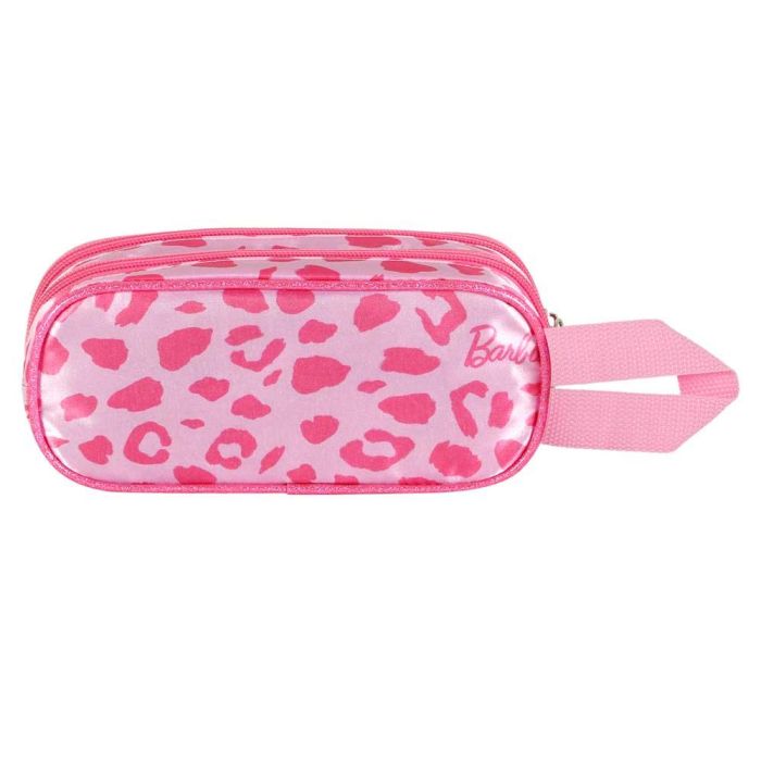 Estuche Portatodo 3D Doble Fashion Barbie Rosa 2