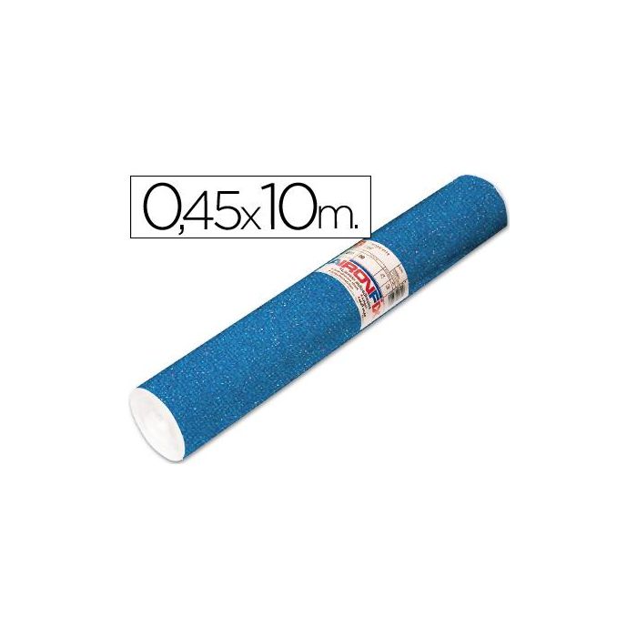 Rollo Adhesivo Aironfix Especial Ante Azul 67802 Rollo De 10 Mt