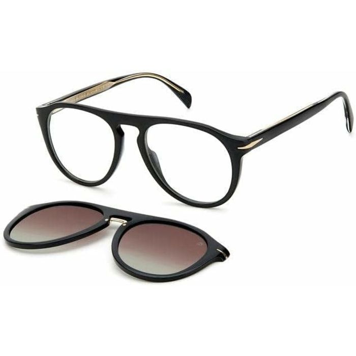Gafas de Sol Hombre Eyewear by David Beckham 7032/G/CS Polarizadas Negro Dorado Ø 52 mm 3