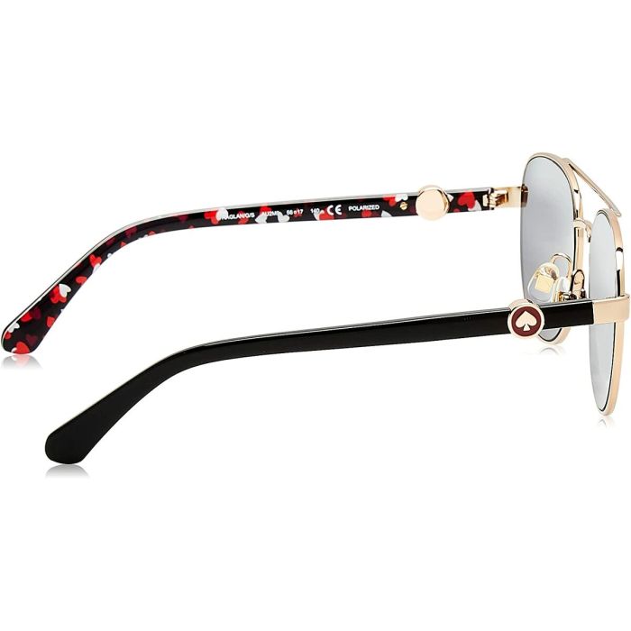 Gafas de Sol Mujer Kate Spade S Negro Rojo Dorado 3