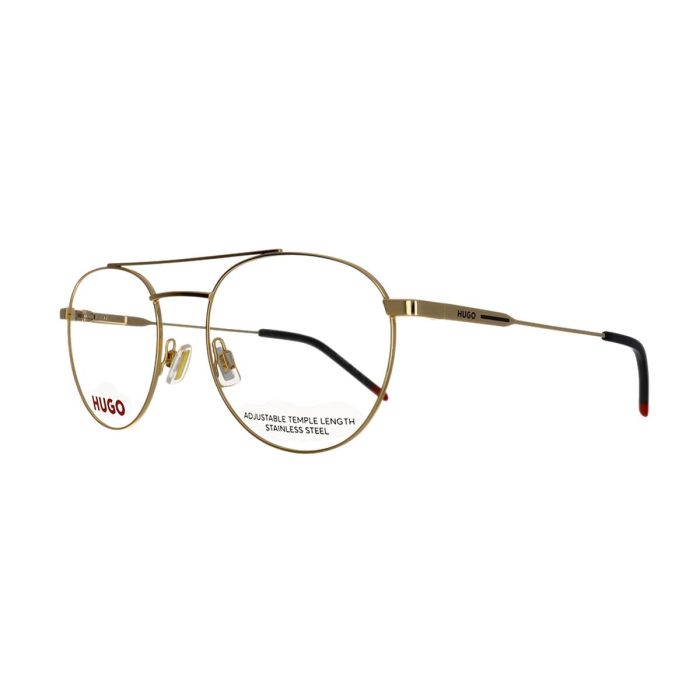 Montura de Gafas Hombre Hugo Boss HG-1210-J5GF319 Dorado Ø 53 mm