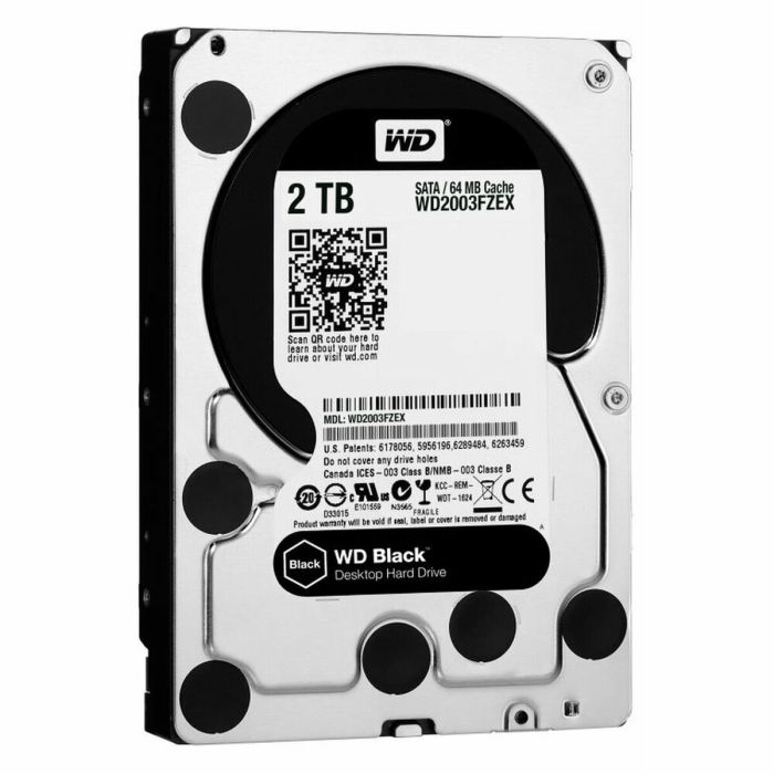 Disco Duro Western Digital Black 3.5" 2 TB Sata III 7200 rpm