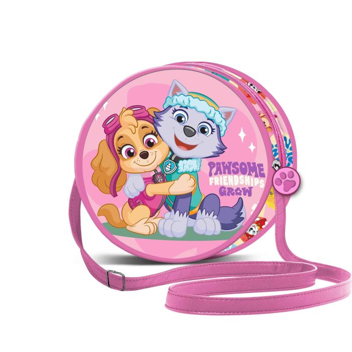 Bolso Redondo Friendship Paw Patrol La Patrulla Canina Rosa